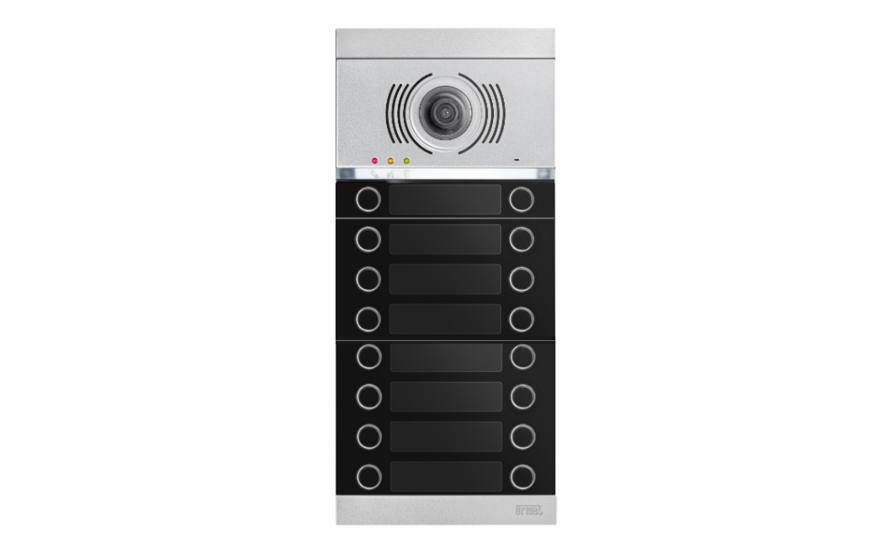 IP Alpha Video Double Push Button Entry Panel (1 Row 3 Modules) - BIM ...