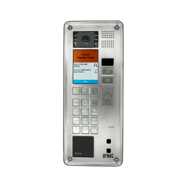 Elekta Steel Digital Video Entry Panel - BIM Information